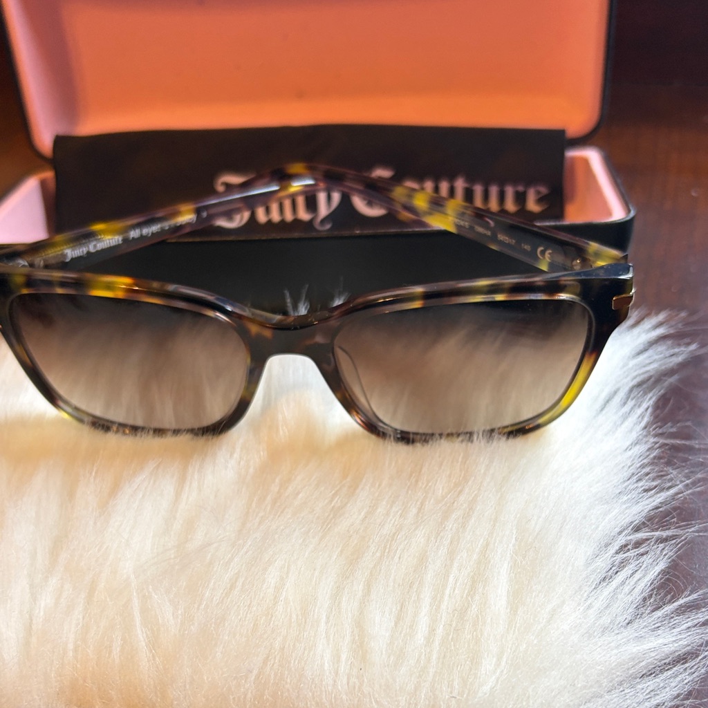 Juicy Couture Brown Gradient Tortoise Sunglasses